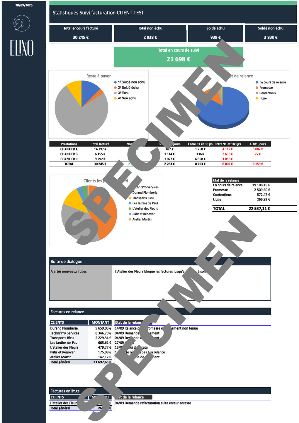 Specimen suivi clients Elixo